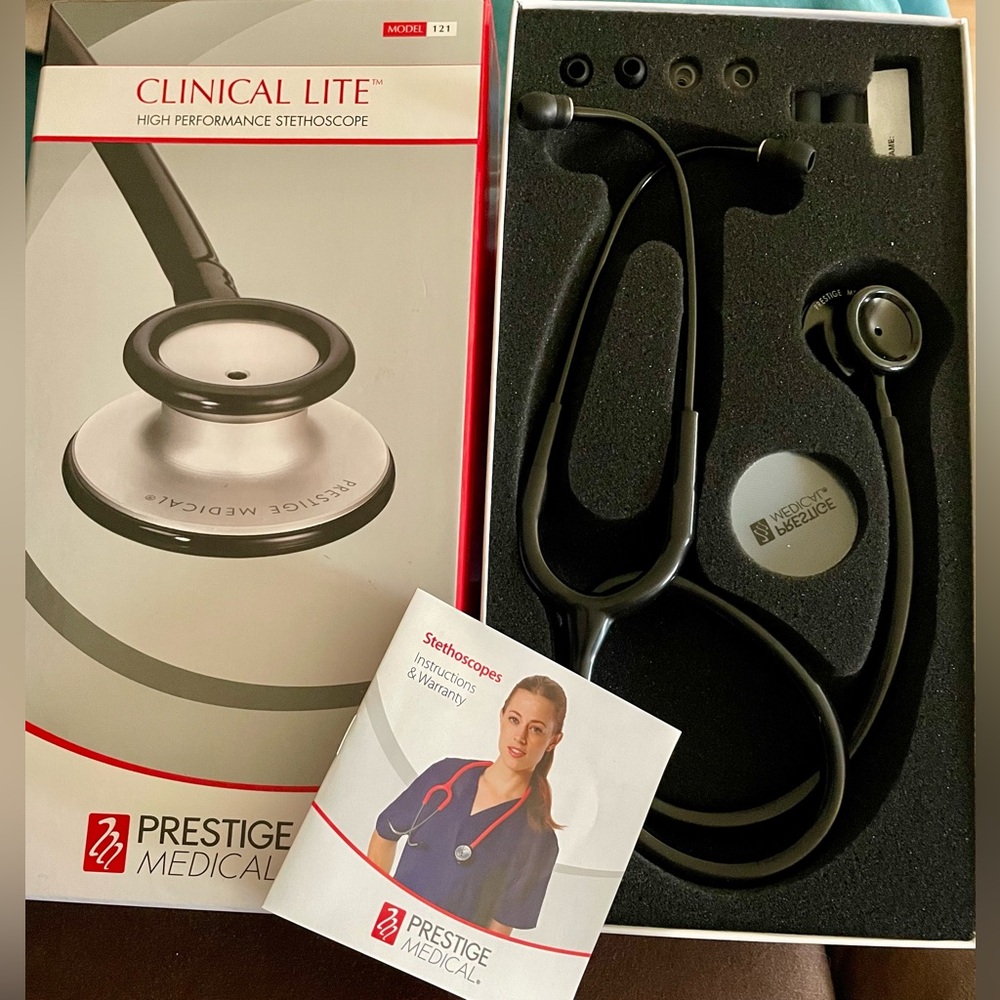 Clinical Lite Stethoscope - Black